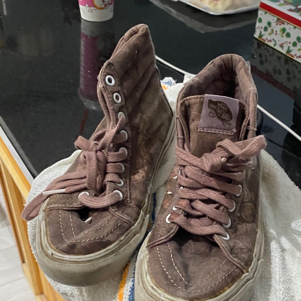 Vans Brown High-Top Sneakers